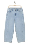 Seven7 Barrel Leg Jeans In Blue