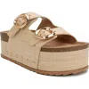 Seven7 Camila Platform Sandal In Brown