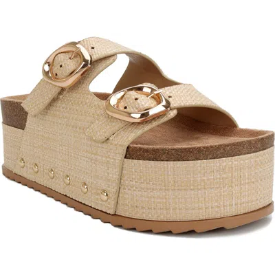 Seven7 Camila Platform Sandal In Brown