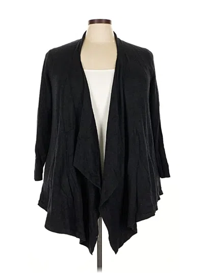 Pre-owned Seven7 Cardigan Sweater In Black
