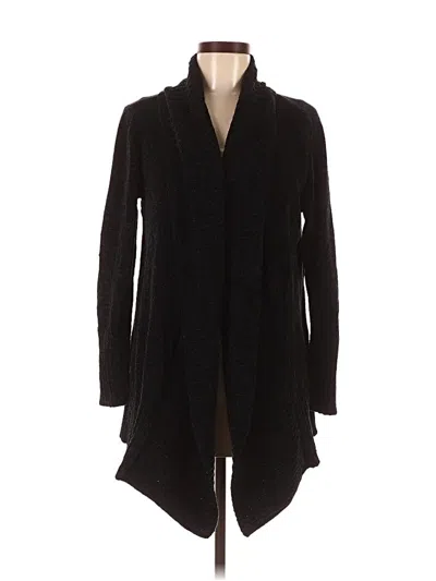 Pre-owned Seven7 Cardigan Sweater In Black