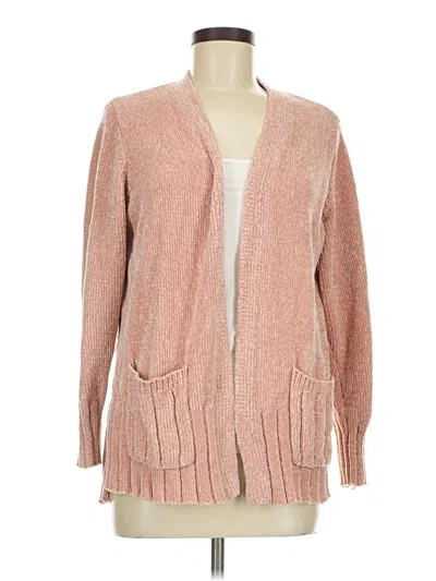 Pre-owned Seven7 Cardigan Sweater In Pink