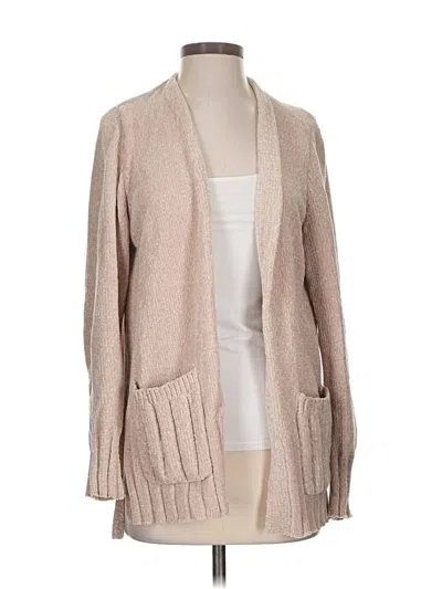 Pre-owned Seven7 Cardigan Sweater In Tan