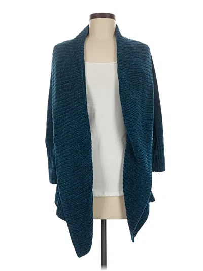 Pre-owned Seven7 Cardigan Sweater In Teal