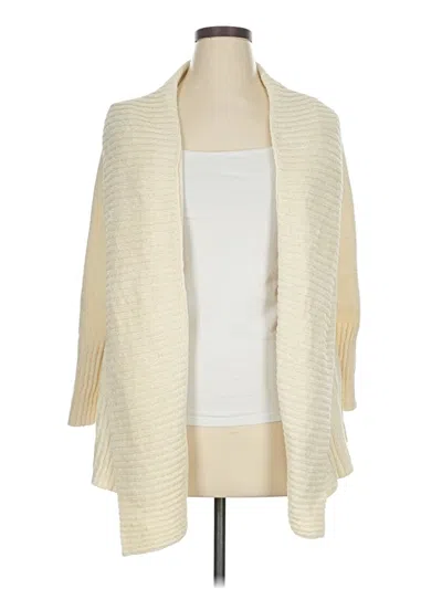 Pre-owned Seven7 Cardigan Sweater In White
