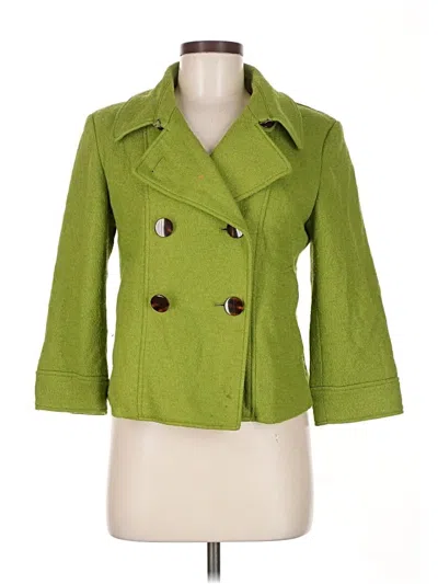 Pre-owned Seven7 Coat In Green