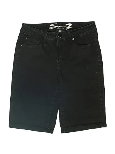 Pre-owned Seven7 Denim Shorts In Black