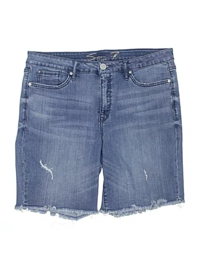 Pre-owned Seven7 Denim Shorts In Blue