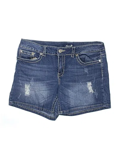Pre-owned Seven7 Denim Shorts In Blue