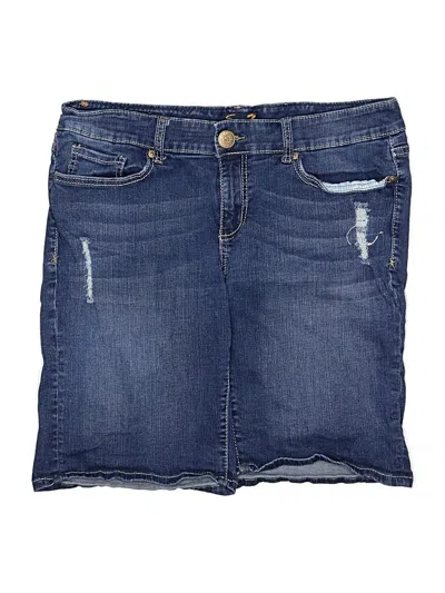 Pre-owned Seven7 Denim Shorts In Blue
