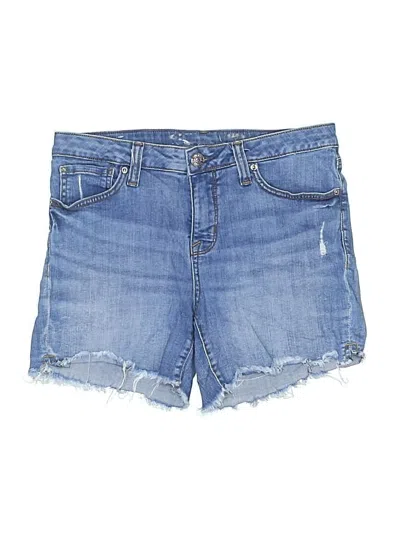 Pre-owned Seven7 Denim Shorts In Blue