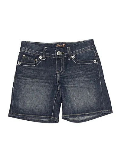 Pre-owned Seven7 Denim Shorts In Blue