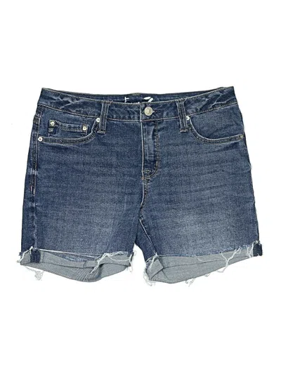 Pre-owned Seven7 Denim Shorts In Blue