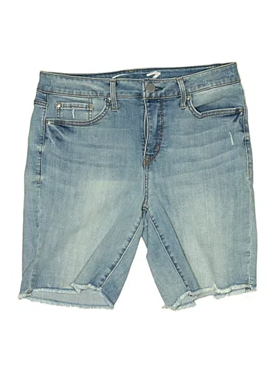 Pre-owned Seven7 Denim Shorts In Blue