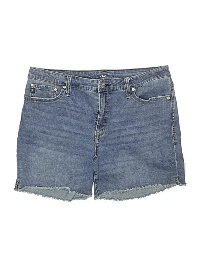Pre-owned Seven7 Denim Shorts In Blue