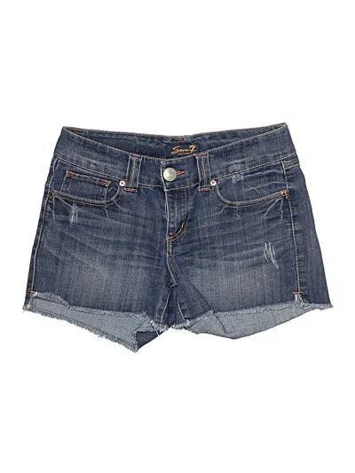 Pre-owned Seven7 Denim Shorts In Blue