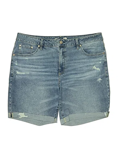 Pre-owned Seven7 Denim Shorts In Blue