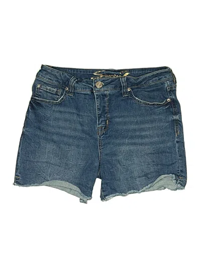 Pre-owned Seven7 Denim Shorts In Blue