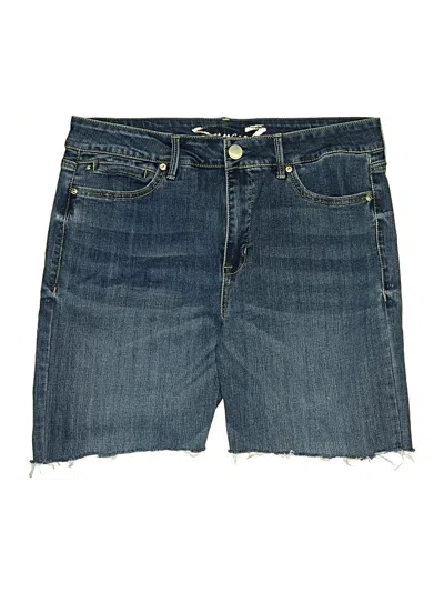 Pre-owned Seven7 Denim Shorts In Blue