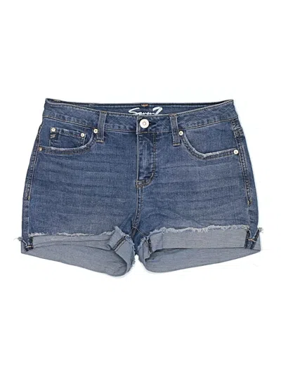 Pre-owned Seven7 Denim Shorts In Blue