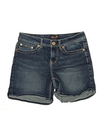 Pre-owned Seven7 Denim Shorts In Blue