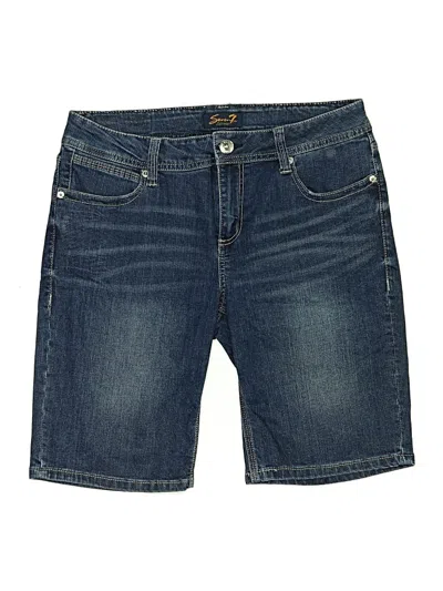 Pre-owned Seven7 Denim Shorts In Blue