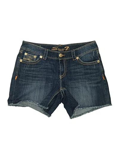 Pre-owned Seven7 Denim Shorts In Blue