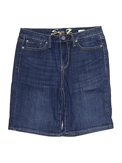 Pre-owned Seven7 Denim Shorts In Blue