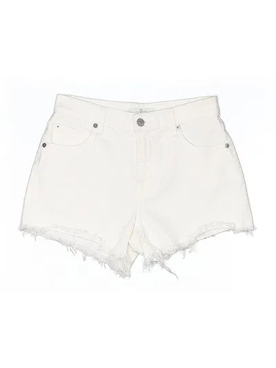 Pre-owned Seven7 Denim Shorts In White