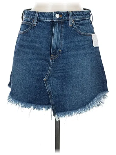 Pre-owned Seven7 Denim Skirt In Blue