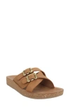 Seven7 Double Strap Sandal In Brown