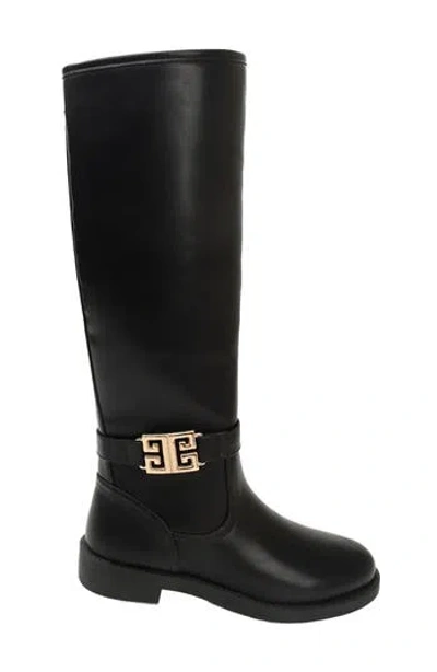 Seven7 Erin Faux Leather Tall Boot In Black