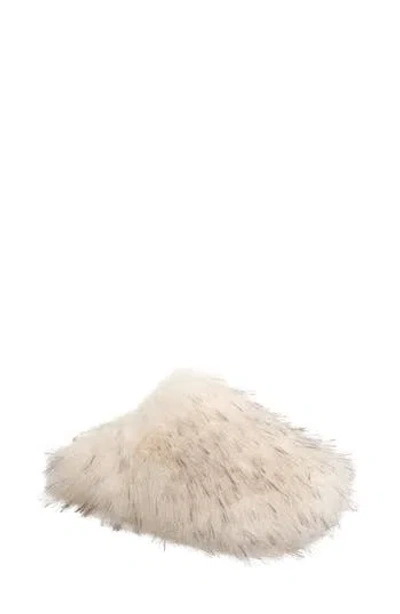 Seven7 Gila Faux Fur Clog In White