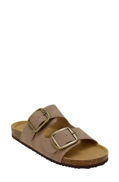 Seven7 Griffin Faux Leather Double Strap Slide Sandal (women) In Multi