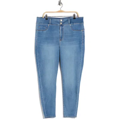 Seven7 High Rise Skinny Jeans In Blue