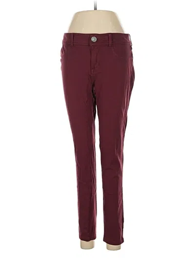 Pre-owned Seven7 Jeggings In Burgundy