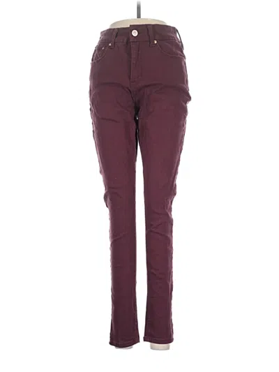 Pre-owned Seven7 Jeggings In Burgundy