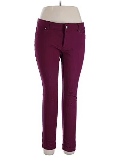 Pre-owned Seven7 Jeggings In Burgundy
