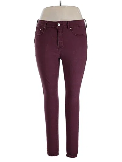 Pre-owned Seven7 Jeggings In Burgundy