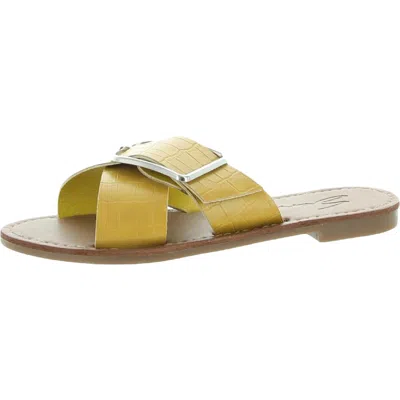 Seven7 Jonah Slide Womens Slip On Buckle Slide Sandals In Multi