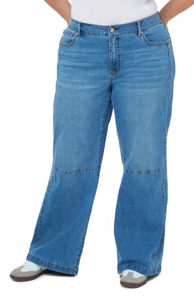 Seven7 Keaton Wide Leg Jeans In Nebula