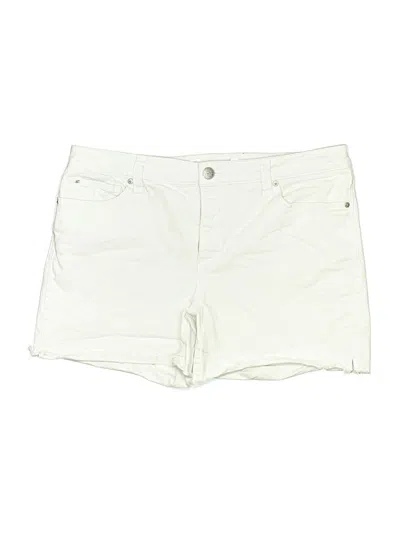 Pre-owned Seven7 Khaki Shorts In Ivory