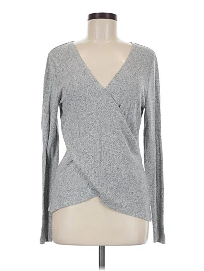 Pre-owned Seven7 Long Sleeve T-shirt In Gray