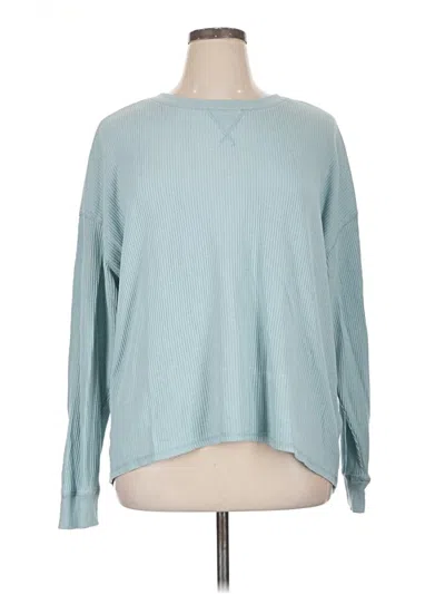 Pre-owned Seven7 Long Sleeve T-shirt In Teal