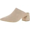 Seven7 Monika Mule Womens Faux Leather Pointed Toe Mules In Neutral