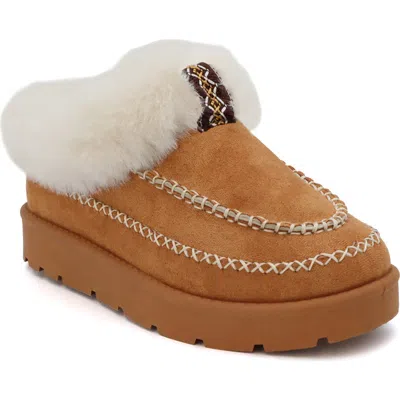Seven7 Pembroke Faux Fur Lined Slipper In Multi