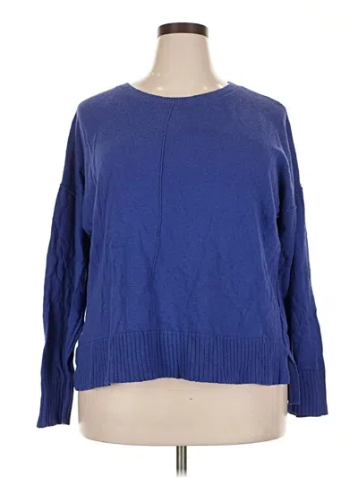 Pre-owned Seven7 Pullover Sweater In Blue