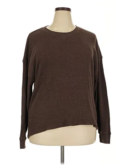 Pre-owned Seven7 Pullover Sweater In Brown