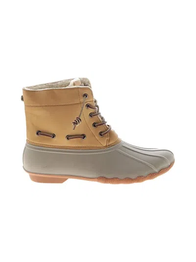 Pre-owned Seven7 Rain Boots In Tan
