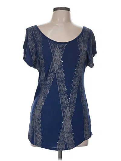 Pre-owned Seven7 Short Sleeve T-shirt In Blue